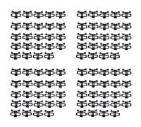ClAZTyict Tenditore per Filo per Recinzione Elettronica Nel Plastica Tenditore per Nastro Portatile per Recinzione Elettrica per Bestiame per Accessori Agricoli 96 Pezzi