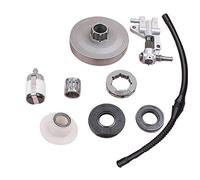 ClAZTyict Worm Frizione Sprocket Rim Pompa Olio del Cambio per il Cinese 4500 5200 5800 45Cc 5 Filtro Olio Combustibile Seal Chainsaw Parte