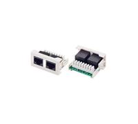 CLB50-88K-C6 Clever Little Box Conec2 2X Cat6 A Blocco IDC Krone