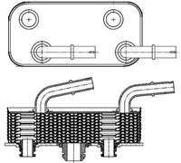 CLC 180 000S MAHLE Radiatore olio, Cambio automatico per BMW,BMW (BRILLIANCE)