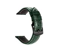 CLCLGOKKOH Cinturini For Orologi Da Uomo E Donna In Pelle Lucida Opaca Effetto Bambù A Cambio Rapido(BBB Black buckle,24mm)