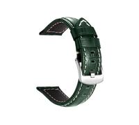 CLCLGOKKOH Cinturini For Orologi Da Uomo E Donna In Pelle Lucida Opaca Effetto Bambù A Cambio Rapido(BBB silver buckle,20mm)