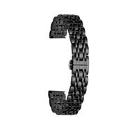 CLCLGOKKOH Cinturino For Orologio In Acciaio Inossidabile Massiccio For Uomo E Donna In Metallo A Sette Grani(A,10mmFive beads)