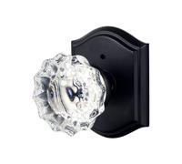 CLCTK Pomelli per porte in vetro per interni con serratura Vintage Privacy Crystal Doo