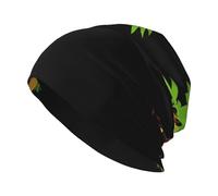 CLDBMD Little Monkey Climbing a Tree Printed Adult Fashion - Cappello lavorato a maglia, morbido, confortevole e traspirante, colore: nero