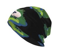 CLDBMD Little Sheep Under The Blueberry Tree - Cappello lavorato a maglia, morbido, confortevole e traspirante, colore: nero