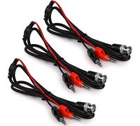 CLDIY BNC - Set di 3 cavi di misurazione per oscillazione, testa a pulsante, test di oszilloscopio BNC a doppio stacking