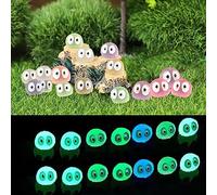 CLDURHGE 35 pezzi assortiti accessori da giardino delle fate figura spiriti della foresta bagliore nell'oscurità albero elfi anime decorativo decorazione da giardino vaso da giardinaggio