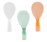 CLDURHGE Set di 3 Cucchiai da Riso Antiaderenti, Cucchiai da Cucina per Riso, Cucchiai da Riso Verticali in Stile Giapponese per Riso, Purè di Patate o Altro