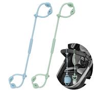 CLDY Catenella per ciuccio, in silicone, senza BPA, per giocattoli, per passeggino, seggiolone, seggiolino auto, 2 pezzi