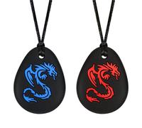 CLDY Chew Chain for Children, Pack of 2 Sensory Chewing Necklaces, Massaggiagengive in silicone senza BPA, Autism Toy for Boys and Girls, Perfect for Children with ADHD, Silicone Chew Charm