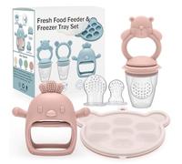 CLDY Contenitore per alimenti per bambini, ciuccio per frutta, dispenser di alimenti per frutta in silicone, ghiaccioli per dentizione latte materno per bambini, senza BPA, adatto per l'alimentazione
