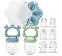 CLDY Tetine per bambino sgranocchiatore senza BPA, ciuccio frutta per bebè, 3-24 mesi