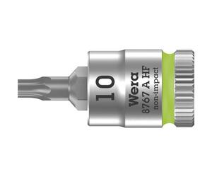 Cle a cricchetto WERA 8767 A HF Tory T10, lunghezza 28,0 mm, trazione 6,3 mm (1/4")