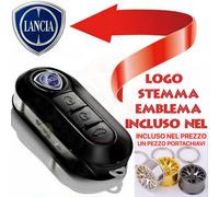 Clé Cover Porte-Clé Coquille 3 Touches Lancia Y Ypsilon Delta Le Logo Inclus