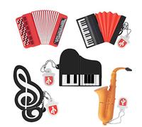 Clé USB 32Go*5, Flash Drive Pendrive Accordéon*2/Saxophone/Piano/Notes,Idéal Cadeau pour Enfant Famille（32Go*5，Instruments de Musique）