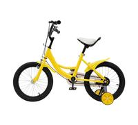 CLEADONG Bicicletta per bambini, bicicletta da 16 pollici, con parafango, braccioli regolabili, campanello, bici per ragazzi e ragazze, portata massima 50 kg, altezza utilizzabile 100 - 135 cm, rosa