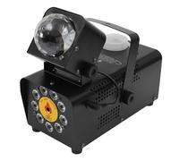 CLEADONG Macchina per nebbia, macchina per nebbia con luce LED RGB, macchina per fog con telecomando, adatta per Halloween, Natale, feste di nozze e spettacoli sul palcoscenico, ecc