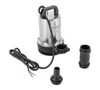 CLEADONG Pompa sommersa da 12 V, 160 W, 6000 l/h, per acque domestiche, ad alta pressione, in acciaio inox, per irrigazione giardino, letto ad acqua, profondità di immersione 0,5 - 8 m