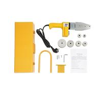 CLEADONG Saldatrice a manicotto, PPR, saldatrice professionale, 2000 W, strumento professionale con display digitale 0-380°C, tubi di saldatura per PPR, PB, PE, Pert, PP