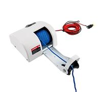 CLEADONG Verricello elettrico da 12 V, 30 m, salpa ancora, verricello elettrico, acqua dolce salata per ancoraggio