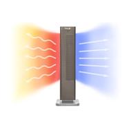 Clean Air Optima CA-904C - Riscaldatore elettrico con ventola 2 in 1 - Riscaldamento e raffreddamento - Filtro antipolvere - Cerchio di rotazione (oscillazione): 80º