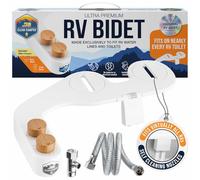 Clean Camper - Bidet autopulente per Camper, Doppio ugello, Non Elettrico, Reversibile, Facile Installazione, Compatibile con Linea di galleggiamento, Pressione Acqua Delicata e Regolabile, Ecologico