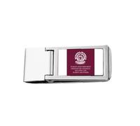 Clean Decisions Affect Themself, portafoglio sottile con fermasoldi in acciaio inox