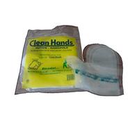 Clean Hands - Confezione con guanti di ricambio per manipolazione di alimenti, 100 unità