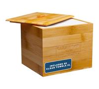 Clean Skin Club Scatola Luxe Bamboo con coperchio + 50 asciugamani XL