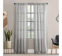 Clean Window Tenda a Pannello Anti-Polvere., Grigio, 52" x 63"