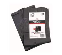 Clean Wiz Heavy Duty Star Seal 82L Bin Liner 25pcs (Black)