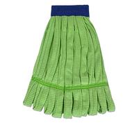 Cleanaide Microfiber Tube mop Head | industriale 300 grams | super assorbente Looped ends | Verde