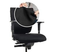 CLEANCHAIR - Copertura/Fodera per schienali Grandi della Sedia da Ufficio (Misura Large) - Fodera Lavabile per Lo Schienale della Sedia da Ufficio con Misure: Larghezza 44-65 cm ed Altezza 50-70 cm