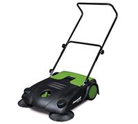 Cleancraft Macchina per scambiare HKM 700 con due scope laterali, larghezza di lavoro 70 cm, contenitore per spazzatura 20 l, regolabile in altezza, 7304007