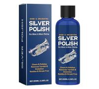 Cleaner d'argento | Agente di pulizia d'argento da 100 ml | intensiva d'argento | Crema più pulita e lucidatura per pulire gli strumenti argento e argento e gioielli