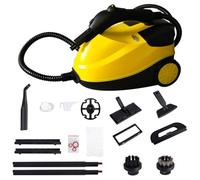 Cleaner del vapore domestico multifunzionale da 1,8 litri con luce indicatore della macchina, design del pulsante ad alta potenza da 2000 W, tubo d'acqua resistenti ad alta temperatura, per la pulizia