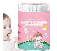 Cleaner per bambini - Salviette per pulizia della lingua in garza da 30 pezzi | Set di cura in e orale, spazzolino da denti in silicone per, raschiatore lengu