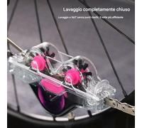 Cleaner Per Biciclette - Strumento Per Il Detergente Per La Catena Di Bici | Strumento Di Pulizia Della Moto | Scrubber A Catena Durevole Per Strada, Montagna, Ghiaia, Sentieri E Moto Pendolari | Faci