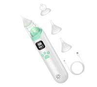 Cleaner Per Il Naso Per Bambini Piccoli, Vuoto Nasale Per Bambini - Aspirazione Elettrica Di Snot Per Bambini Con 3 Getti Di Silicone | Musica Rilassante Integrata Del Numero Di Antia.
