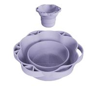 Cleaner per pennello per trucco - Ciotola per il cambio del pennello | Benuola per il trucco Botta di lavaggio | Strumenti di pulizia con supporto per asciugatura, piegatura, per le donne