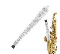 Cleaner sax contralto, detergente per tampone sassofono | Sax Cleaning & Care Swab,per la cura dello strumento anti-slip di cotone ultra assorbenti per studenti, insegnante