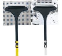 Cleaner Schermo della Finestra 2pcs 2 in 1 Finestra Spazzo di Pulizia dello Schermo in Rete con Manico Rimovibile Strumento Multi detergente Bagnato e Asciutto per Pulizia Domestica per la do