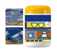 Cleaner Wipes - Scratch-Free Stain Remover | Camera Lenses Cleaning Wipes - for Glasses Mirrors Window TV Screen Smartphones Tablets Monitors Eyeglasses