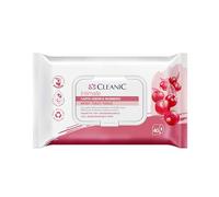 Cleanic Intimate Usa e Getta - (40 Pezzi) Salvietta combinata - Rinfresca zona intima, estratto di mirtillo rosso e prebiotico - 40 Pezzi
