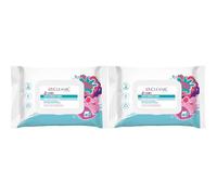 Cleanic Junior - Carta Igienica Monouso per Bambini - Combinazione di Carta Igienica e Salvietta Umida - Profumo di Gomma da Masticare - Aloe Vera - Pantenolo - 40 pezzi (Confezione da 2)