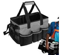 Cleaning Bags, Wearable Tools Organizer Tote with Handle, 17.72x10.24x9.06 Inches Portable Storage Cleaning Supplies for Camping, Bathroom, Dorm, Car, Shower, House Cleaners and Kitchen Use