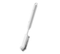 Cleaning Brush - Retractable Long Handle Scrub Tool, Narrow Detail Cleaning Brush with Extendable Reach Slim Head Design, Deep Crevice Dirt Removal Function, Ideal for Window Tracks Door V