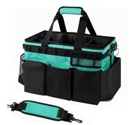 Cleaning Caddy with Handle, Wearable Bag with Ergonomic Handle Cleaning Caddy Supplies Organizer Foldable Divider The Most Practical Gifts for Housekeeping and Car Wash Kitchen College Dorm