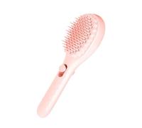Cleaning Hair Brush, Portable Telescopic Comb, Health Hairbrush, Anti Static Scalp Massage Comb, Multifunctional Hairbrush for Girls Ladies, Pink, Beige
